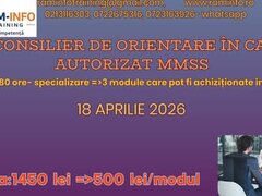 Consilier de orientare in cariera - autorizat MMSS